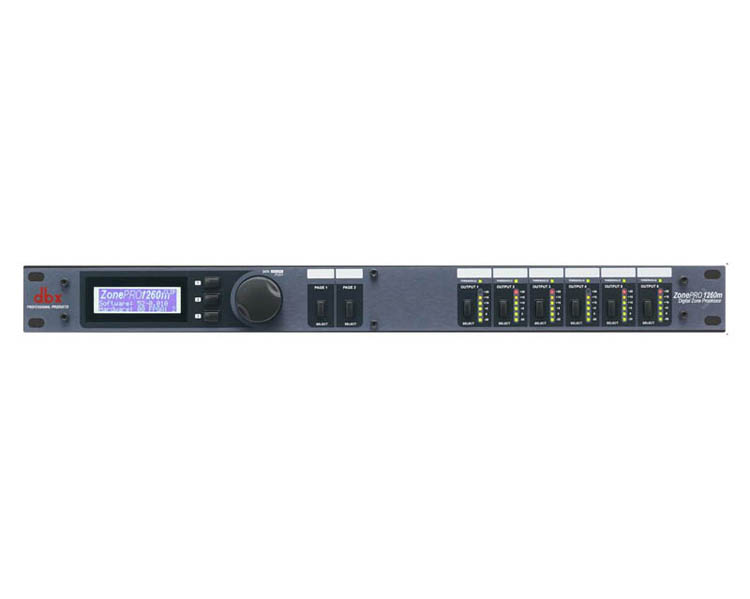 DBX 1260m 12x6 數(shù)字音頻矩陣